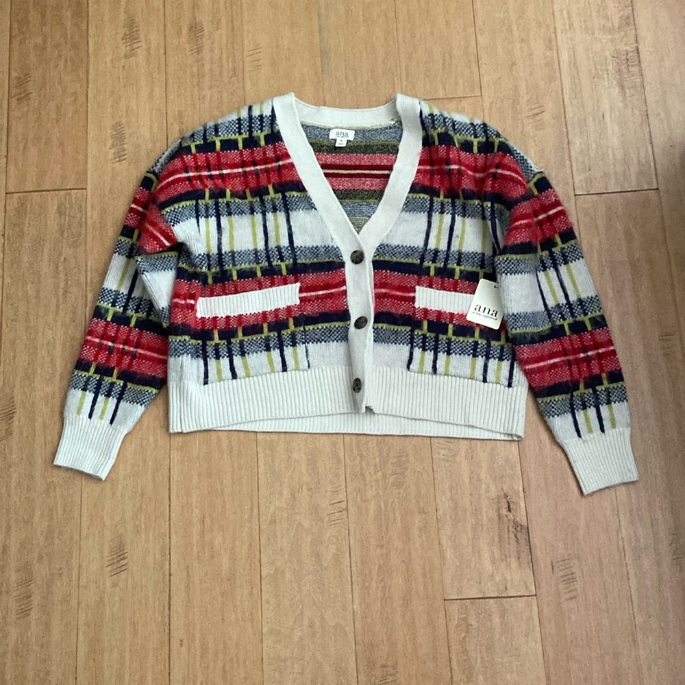 NWT A.N.A Women’s Long Sleeve Sweater Cardigan Size M